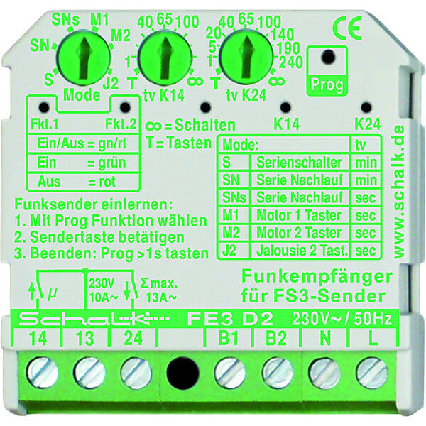 Schalk Funk-Empfängerschalter FE3 D2